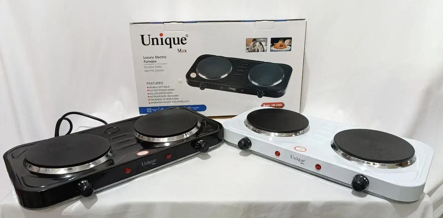 اجاق برقی ۲ قلو سنگی یونیک اجاق گاز برقی دو قلو|اجاق گاز و لوازم برقی پخت‌وپز|شیراز, بازار|دیوار