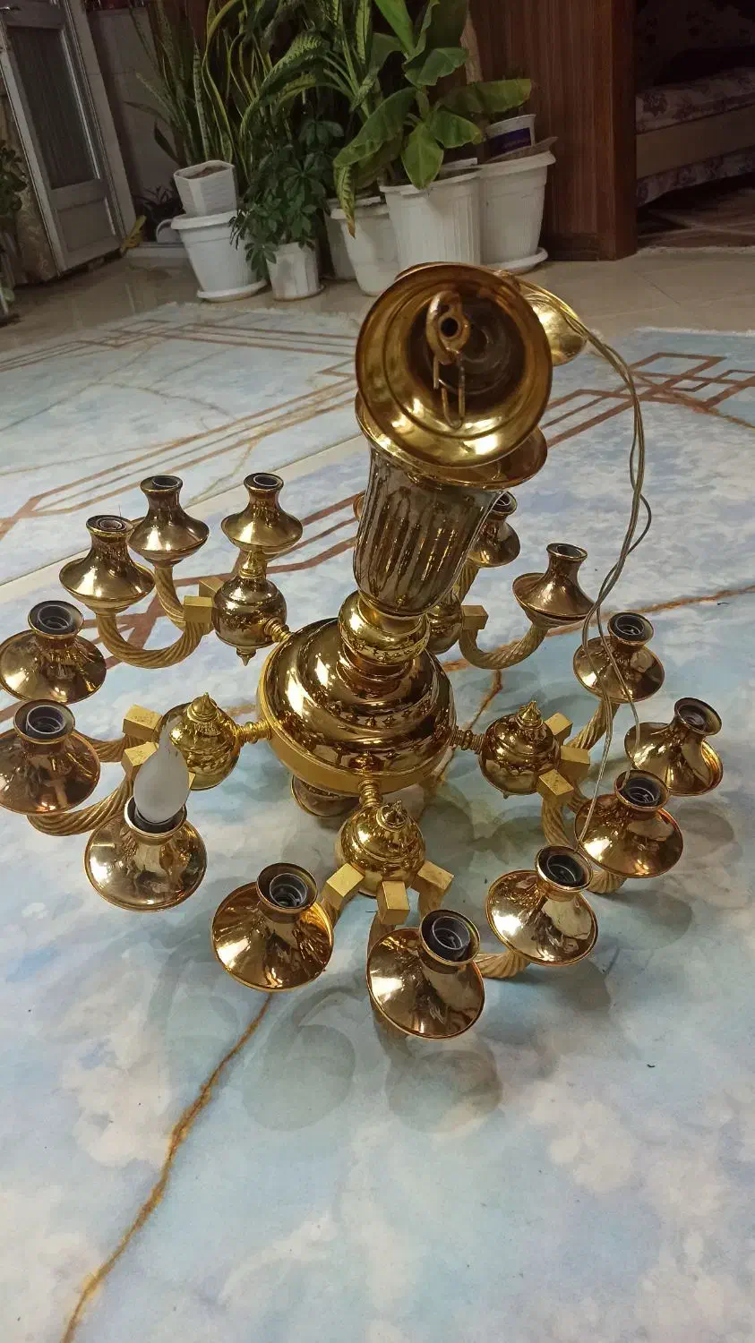 لوستر برنز|لوستر و چراغ آویز|اصفهان, شمس آباد|دیوار