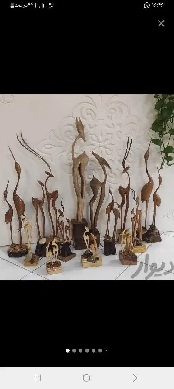 غزال و لک لک چوبی ماشین موتور چوبی و و و|اسباب‌‌بازی|سیلاخور, |دیوار