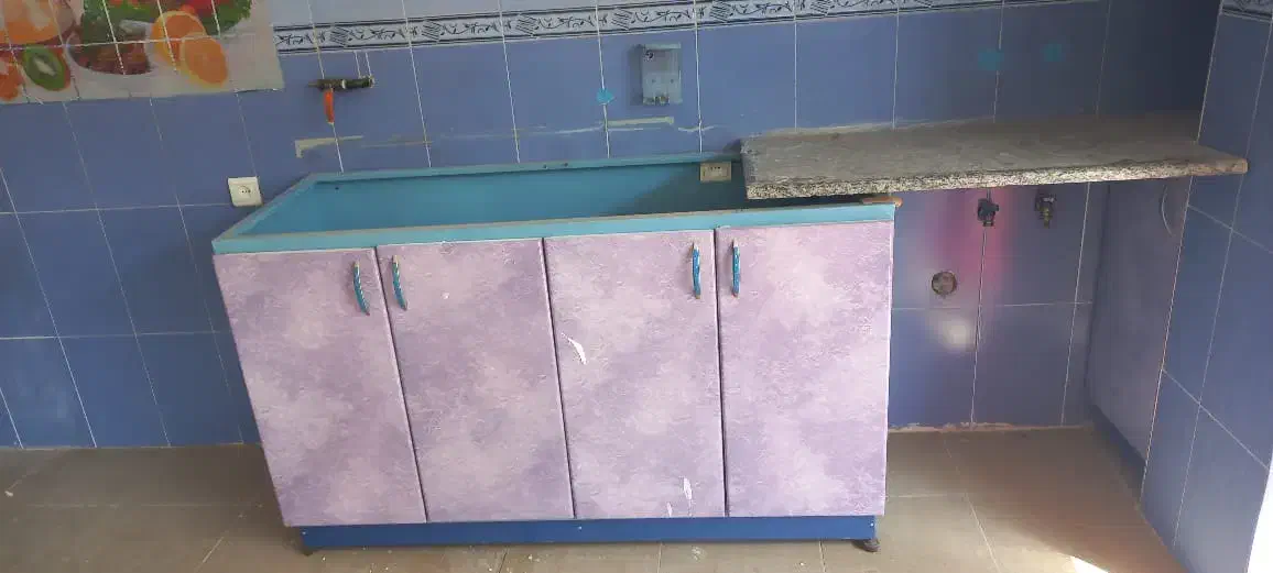 کابینت دست دوم فلزی آبی در حد نو|مصالح و تجهیزات ساختمان|خمینی‌شهر, |دیوار