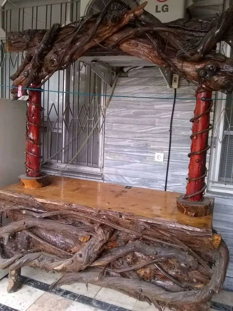 پیشخوان و بار چوبی جنگلی خاص|مبلمان اداری|نوشهر, |دیوار