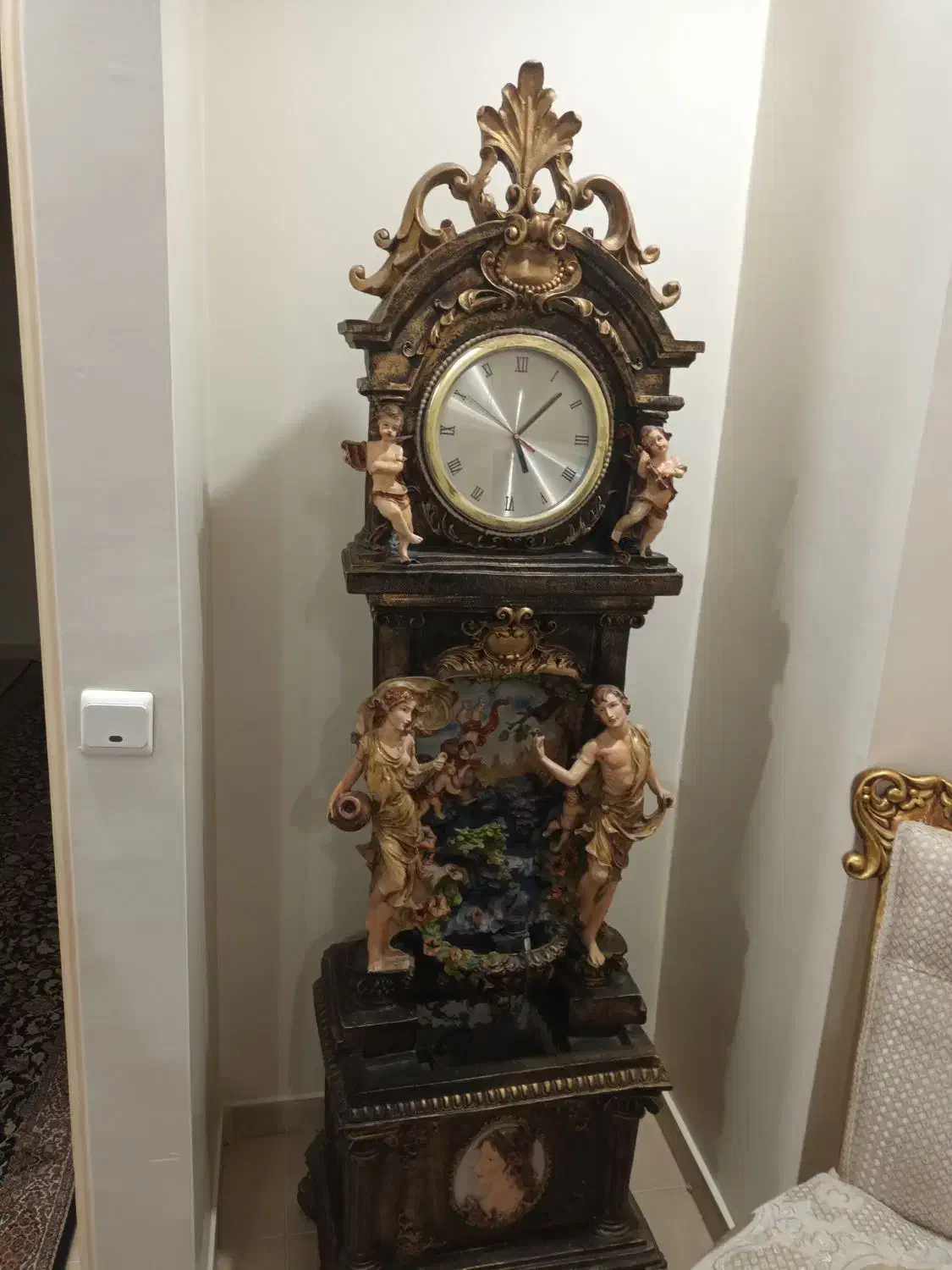 ساعت آبنما ،میوه خوری برنجی|ساعت دیواری و تزئینی|تهران, شهرک دریا|دیوار