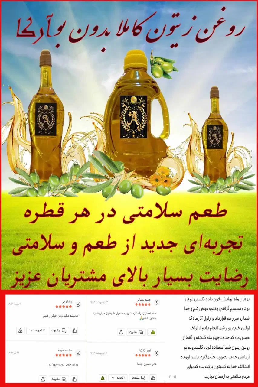 فروش عمده روغن زیتون اصل با ضمانت کیفیت|عمدهفروشی|قم, باجک یک|دیوار