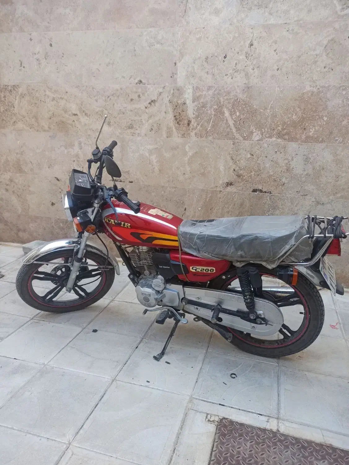 موتور سیکلت ۲۰۰ مدل ۱۳۹۷ ترخیص و استفاده سال ۱۳۹۸|موتورسیکلت|مراغه, |دیوار