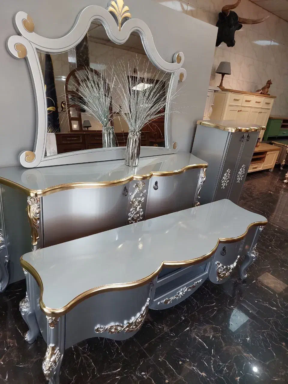 آینه و کنسول موج|بوفه، ویترین، کنسول|تهران, شهید رجایی|دیوار