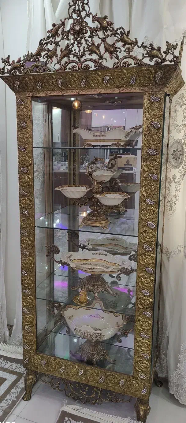 بوفه و ساعت برنج|بوفه، ویترین، کنسول|ورامین, جعفر آباد اخوان|دیوار