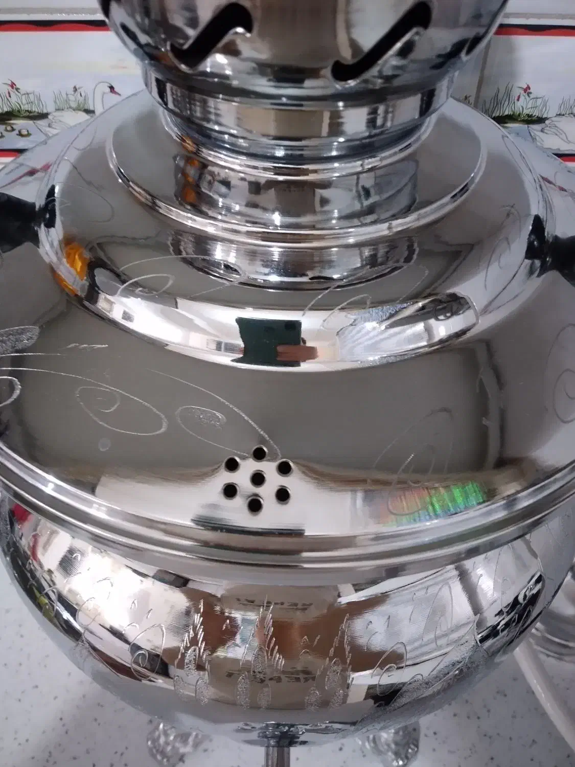 سماور ۸لیتری چند ماه استفاده شده|سماور، چایساز، قهوهساز|پاکدشت, پاکدشت (مامازند)|دیوار