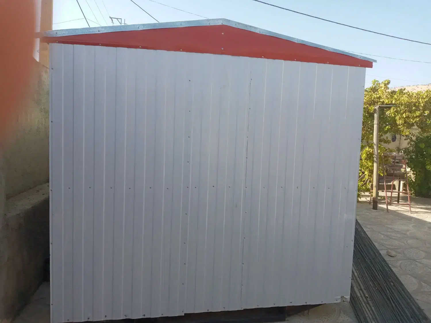 فروش کانکس ۱۵متری نو بازیر بندی آهن|مصالح و تجهیزات ساختمان|زرنه, |دیوار