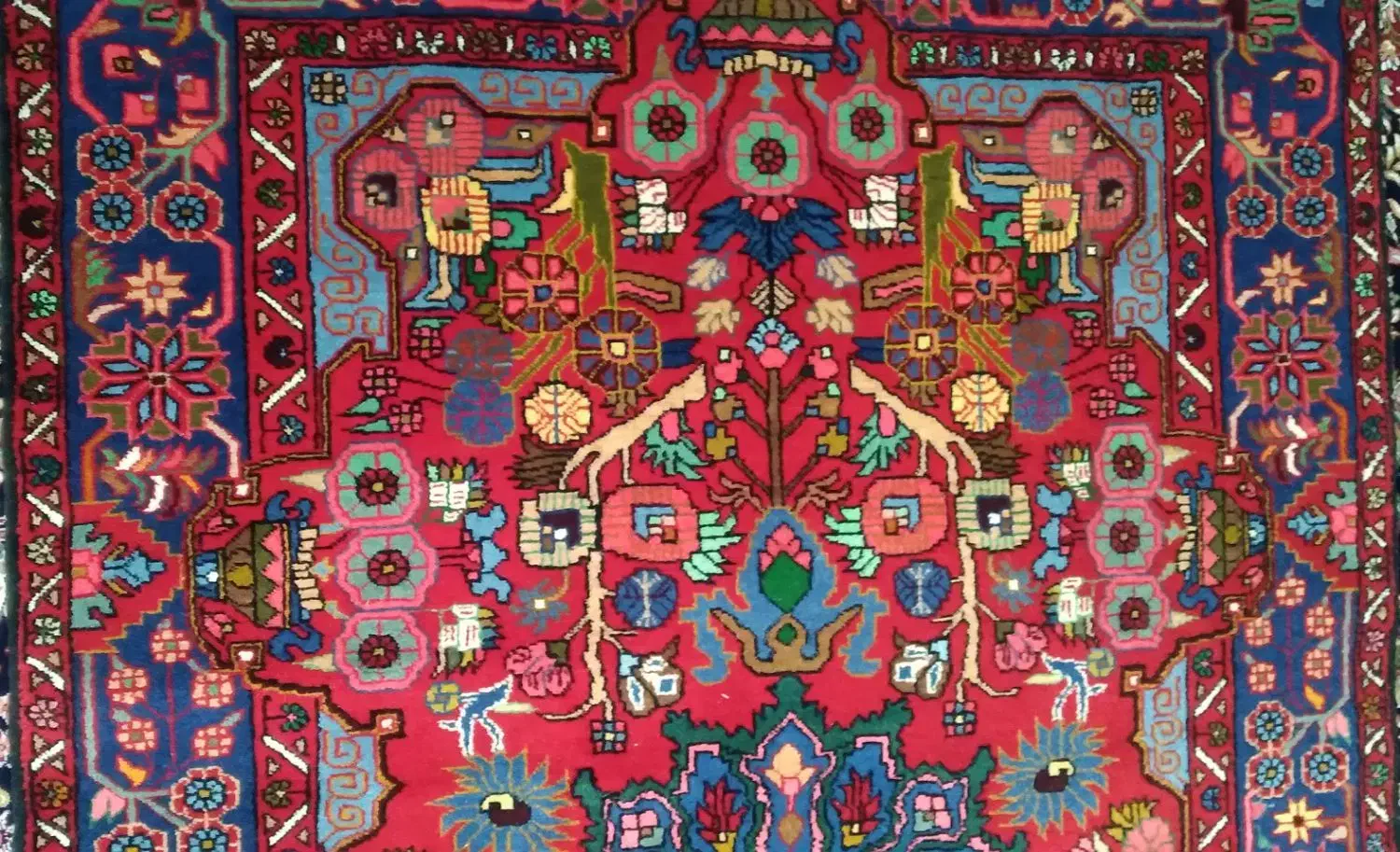 قالی دستباف کله گلی|فرش|نهاوند, |دیوار