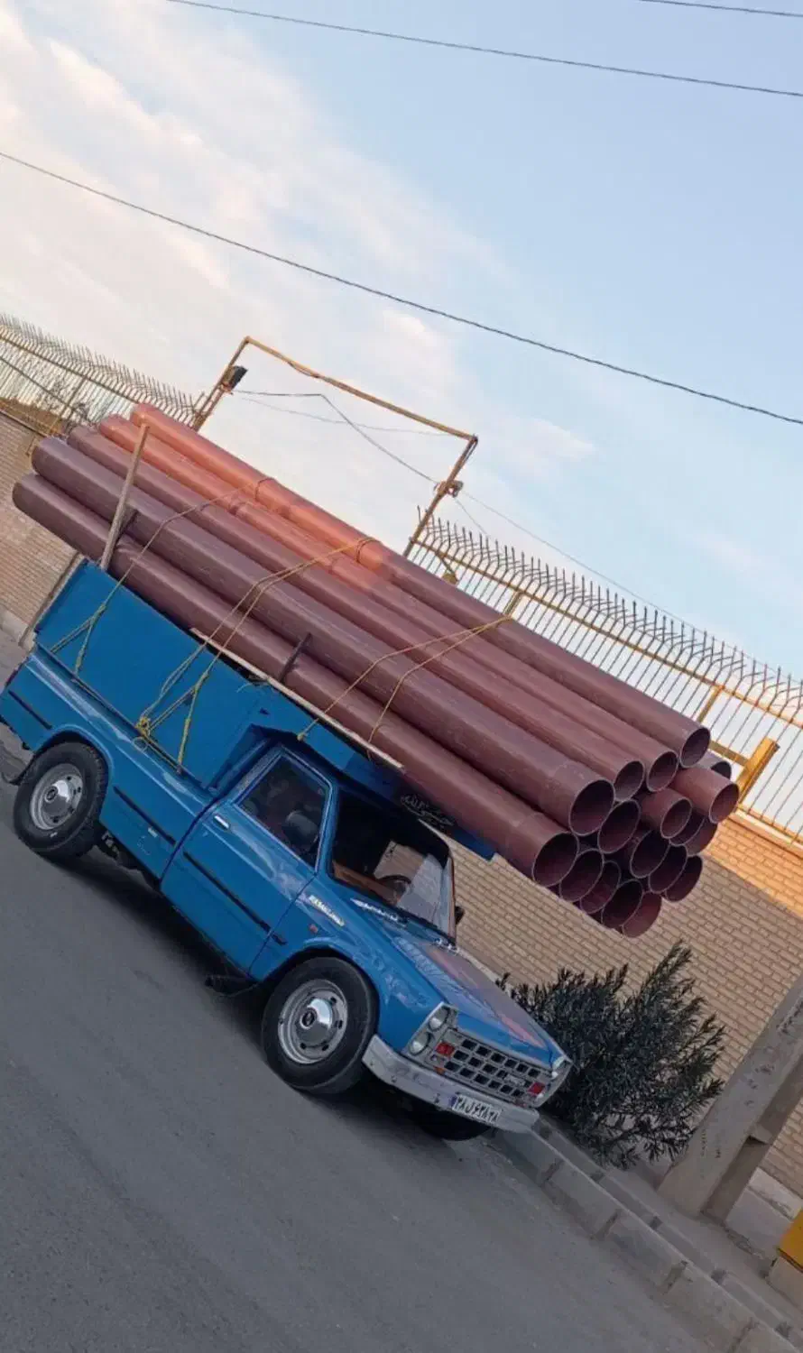 فروش انواع لوله جدار چاه آهنی و پلاستیکی|عمده‌فروشی|همدان, |دیوار