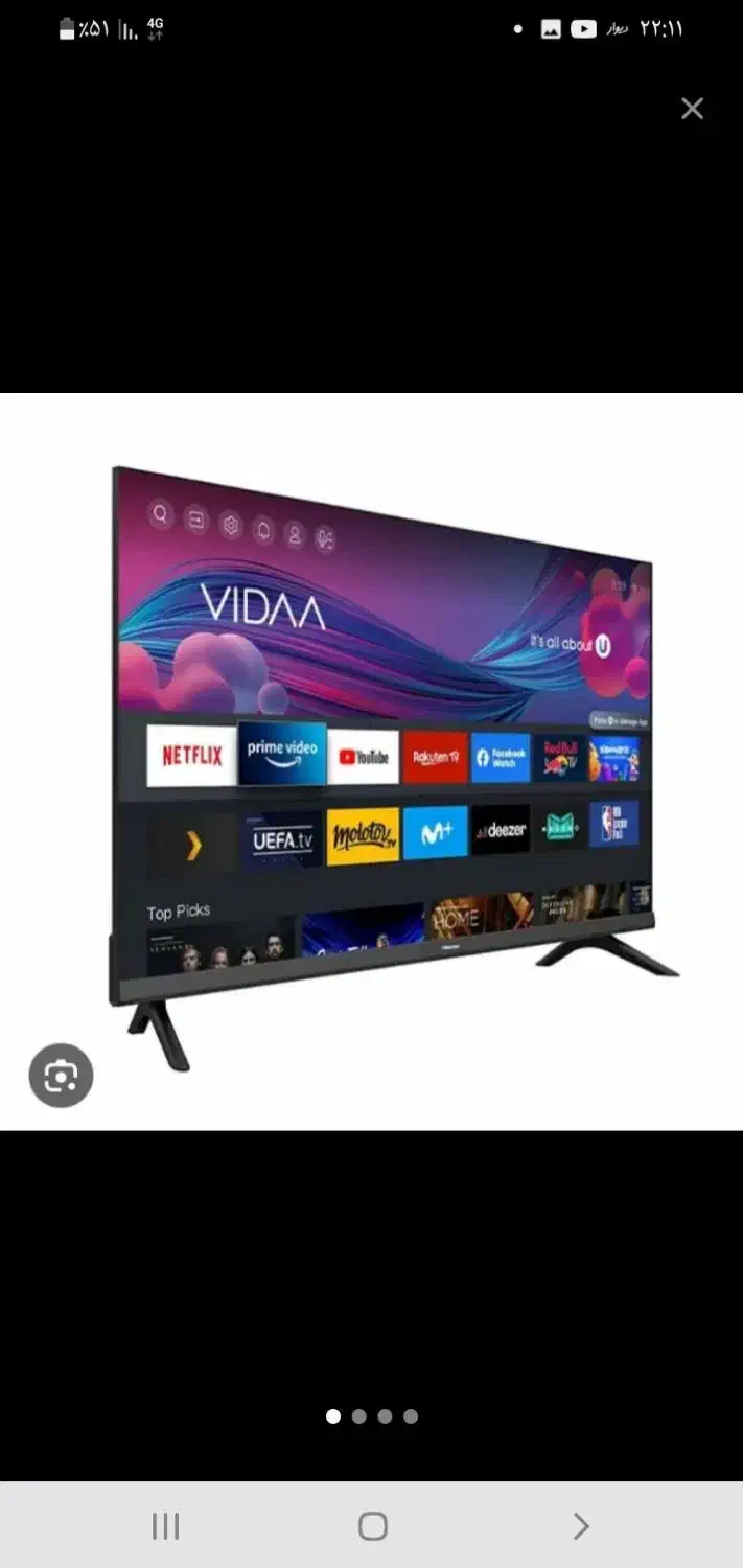 تلویزیون ۵۵ اینچ سام|تلویزیون و پروژکتور|قزوین, |دیوار