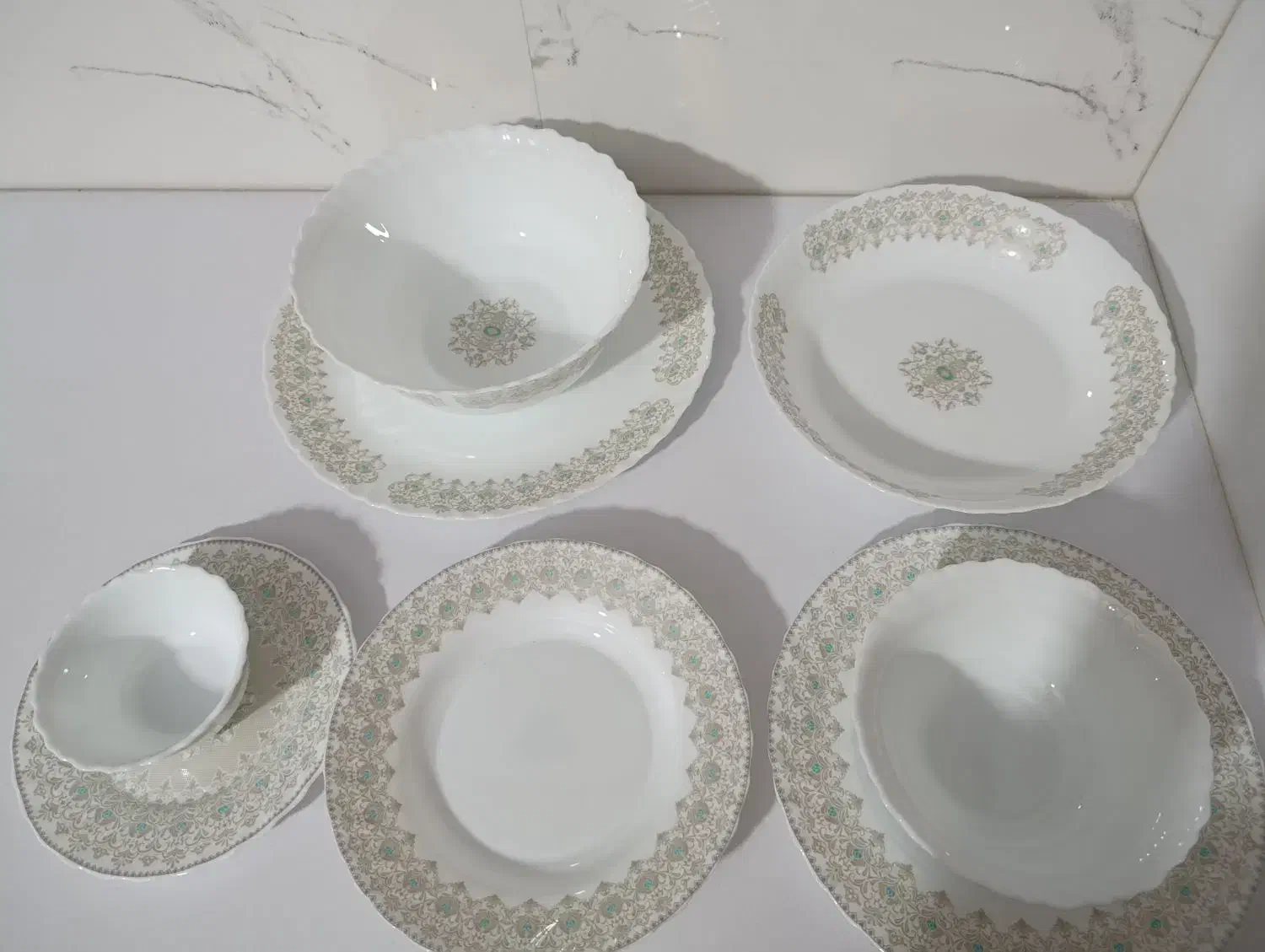 آکروپال جنس عالی ۴دست|ظروف سرو و پذیرایی|سمنان, |دیوار