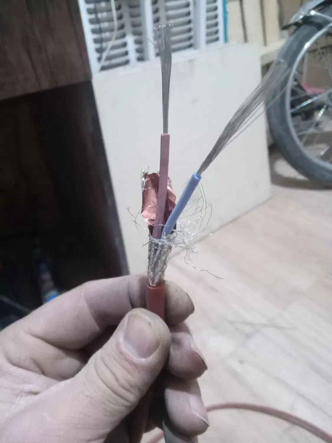 سیم کابل۲×۱.۵ شیلدار یا فویل دار|قطعات و لوازم جانبی رایانه|آذرشهر, |دیوار