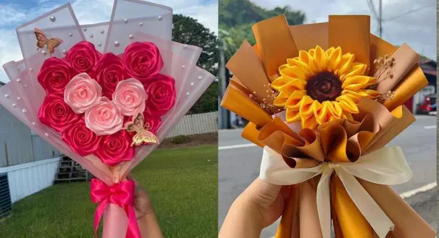 دسته گل ربانی|گل مصنوعی|رامهرمز, |دیوار