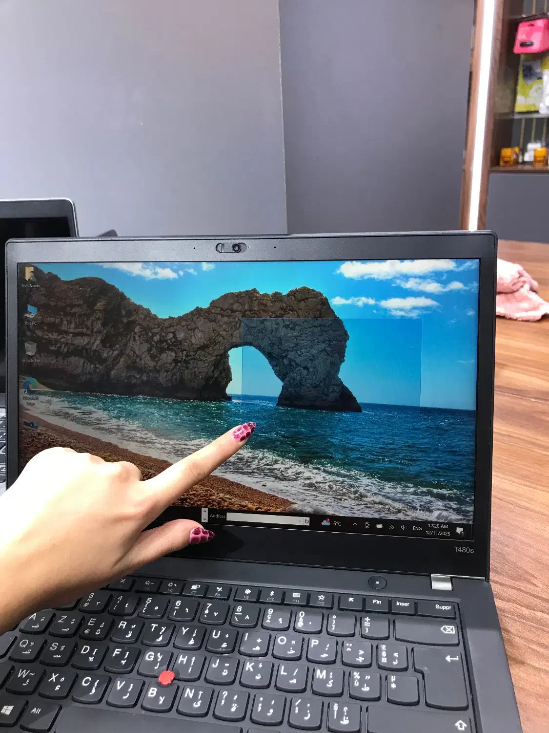 لپتاپ استوک Lenovoصفحه لمسی مدل ThinkPad T480s|رایانه همراه|ارومیه, |دیوار