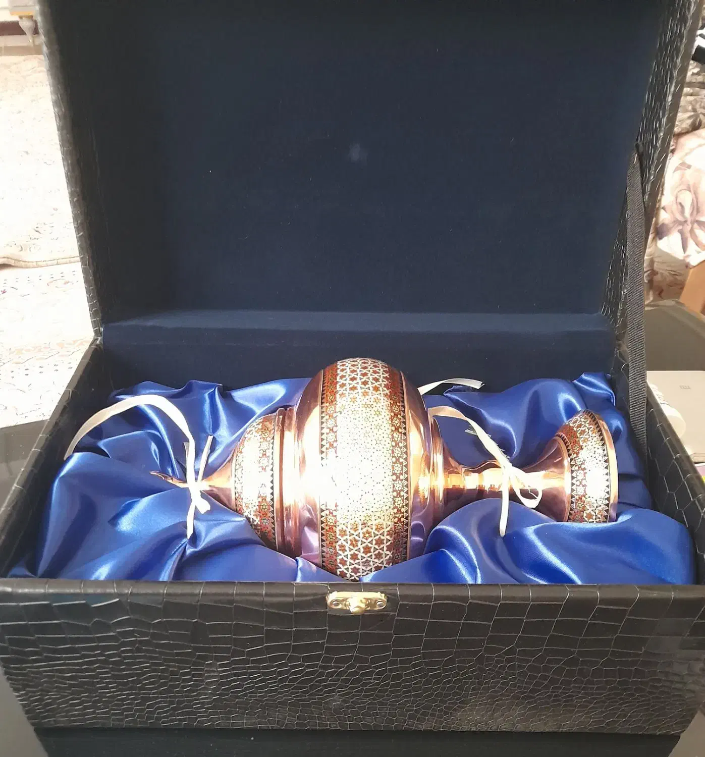 شکلات خوری خاتم فیروزه کوبی شده|صنایع دستی و سایر لوازم تزئینی|تهران, خلیج فارس|دیوار