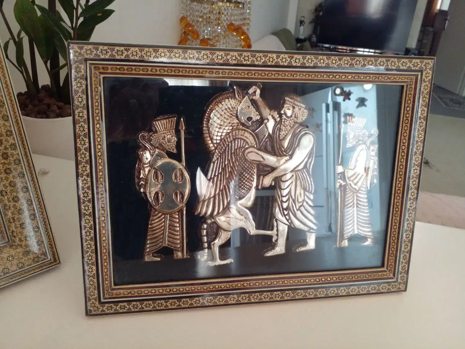 قاب های خاتم کار دست هنرمندان شیراز|صنایع دستی و سایر لوازم تزئینی|تهران, زرکش|دیوار