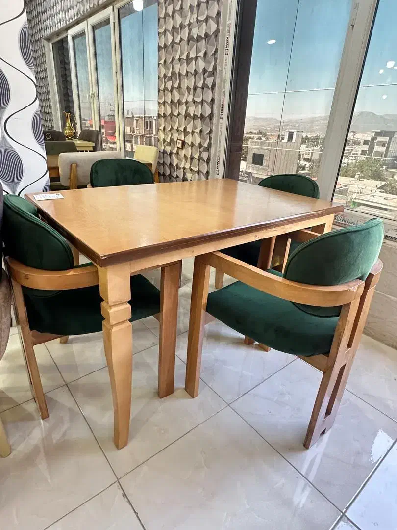 ناهارخوری خرگوشی چوب روس زرکالا3|میز و صندلی غذاخوری|یاسوج, |دیوار