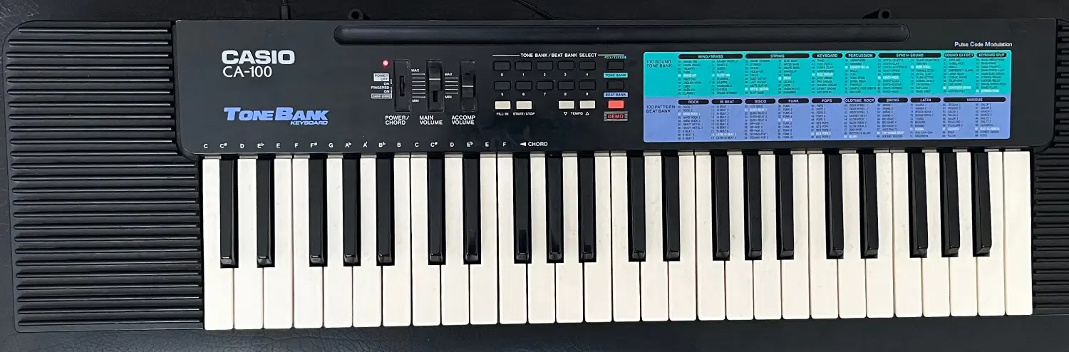 ارگ ( کیبورد ) CASIO CA-100|پیانو، کیبورد، آکاردئون|تهران, چوب تراش|دیوار