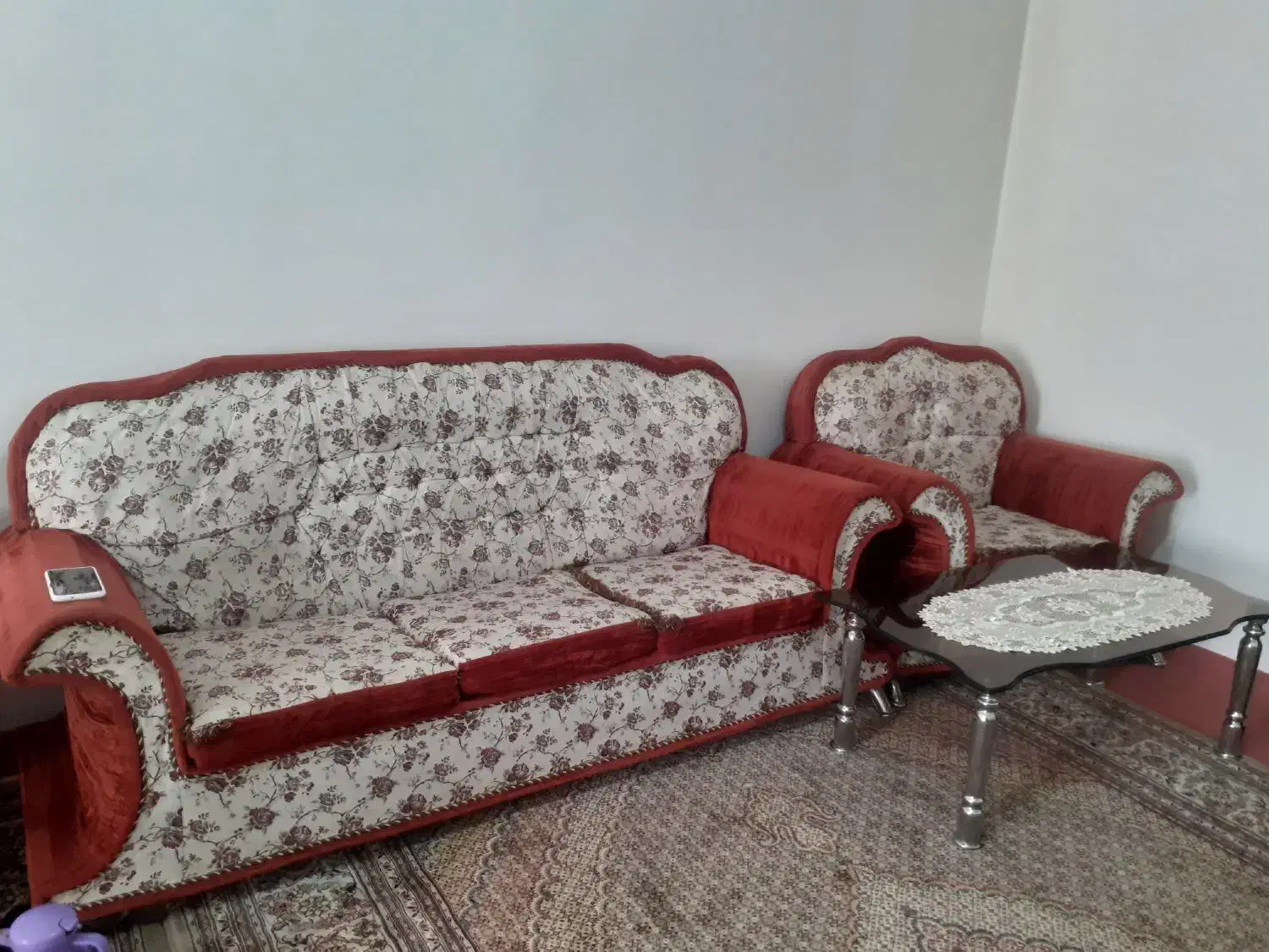 مبل ۷ نفره|مبلمان خانگی و میز عسلی|کبودرآهنگ, |دیوار