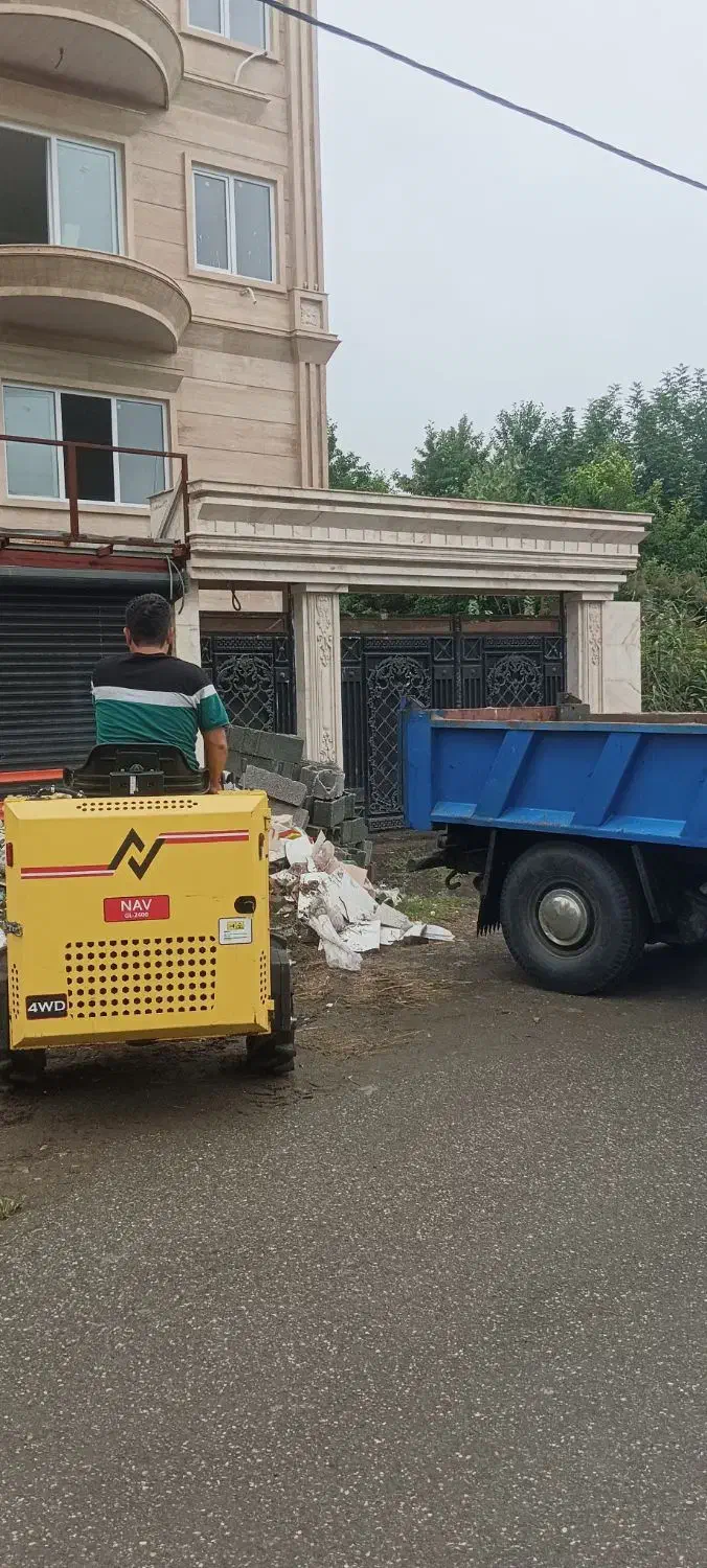 جمع آوری نوخاله بادستگاه  زیر پارکینگی|خدمات حمل و نقل|رودسر, |دیوار