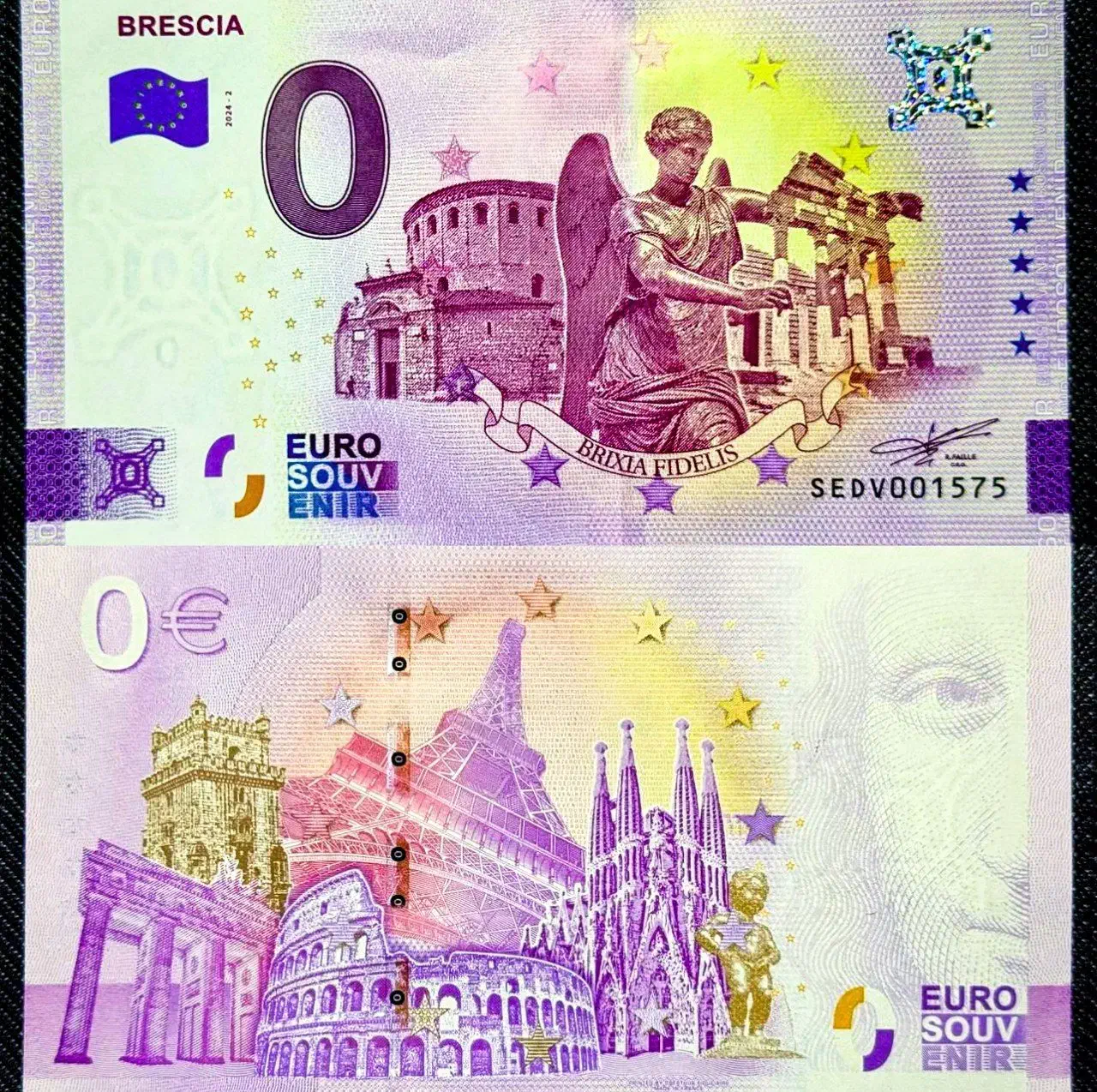 اسکناس صفریورو برشیا ایتالیا|کلکسیون سکه، تمبر، اسکناس|رشت, گلسار|دیوار