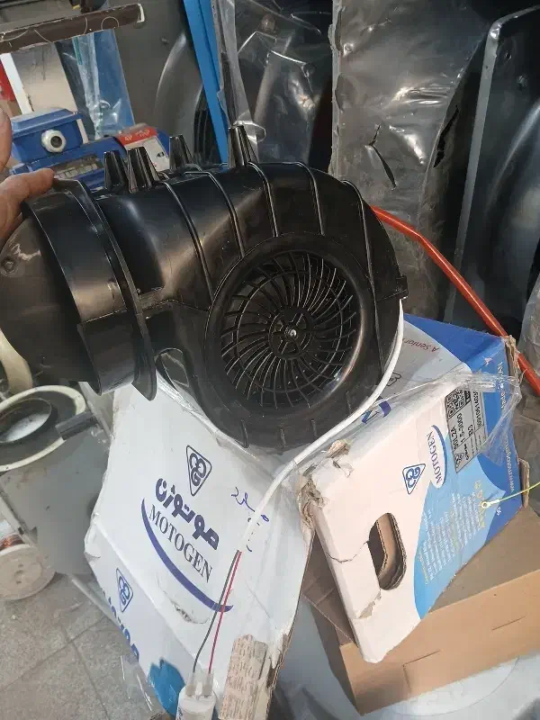 بلوئر دوپروانه سانترفیوژ هواکش صنعتی|پنکه و تصفیه‌کنندهٔ هوا|قم, شهدا|دیوار