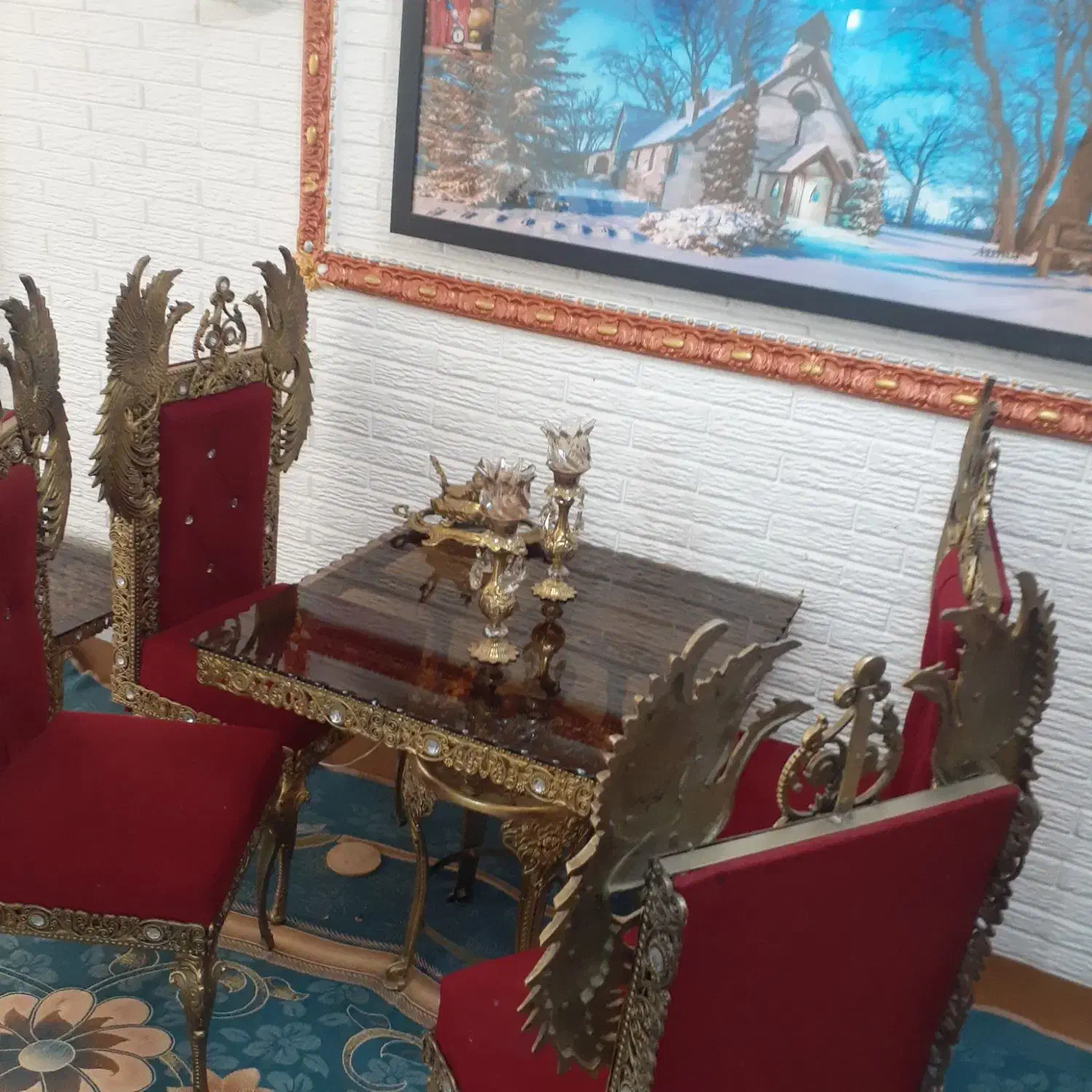 میز نهار خوری 4 نفره|میز و صندلی غذاخوری|رباطکریم, رباطکریم|دیوار