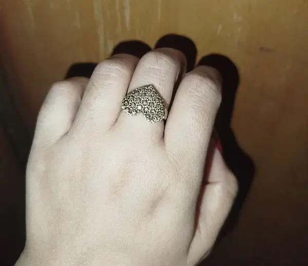 پلاک قلب با زنجیر ، انگشتر قلب|جواهرات|دهدشت, |دیوار