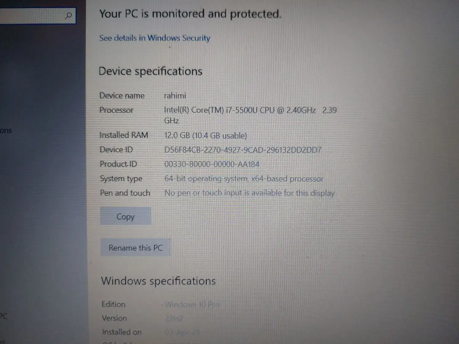 لپ تاپ asus v502|رایانه همراه|شیراز, هفت تنان|دیوار
