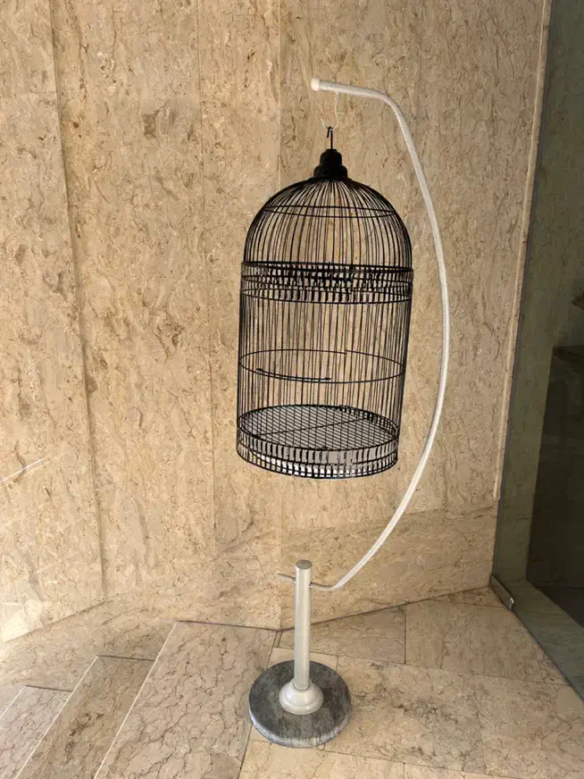 قفس پرنده پایه دار فلزی|لوازم جانبی حیوانات|ری, شهرری|دیوار