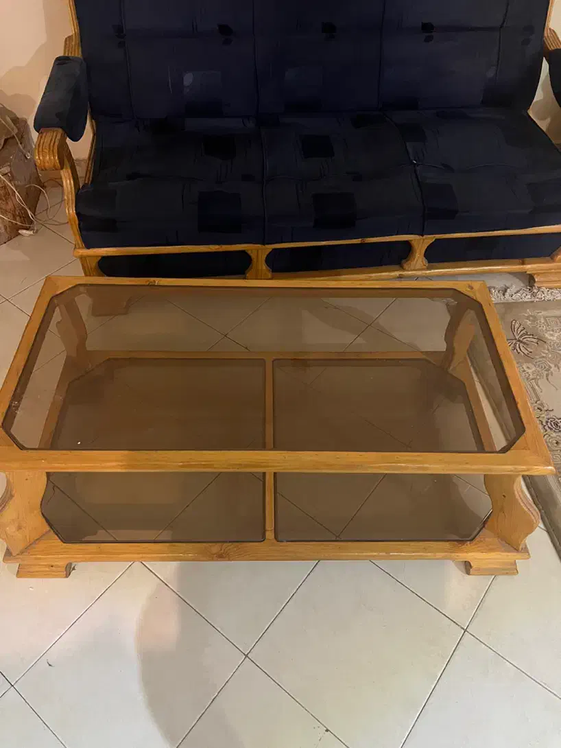 سرویس مبلمان راحتی ۷ نفره با میز و عسلی|مبلمان خانگی و میز عسلی|تهران, حشمتیه|دیوار