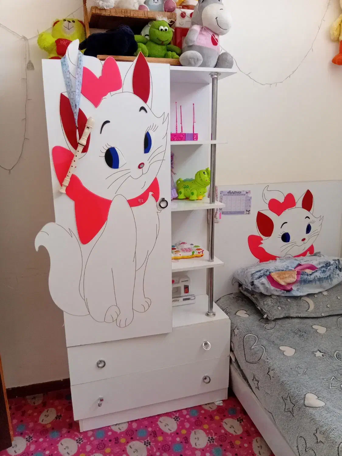 تخت و کمد بچه گانه|تخت و سرویس خواب|کازرون, |دیوار