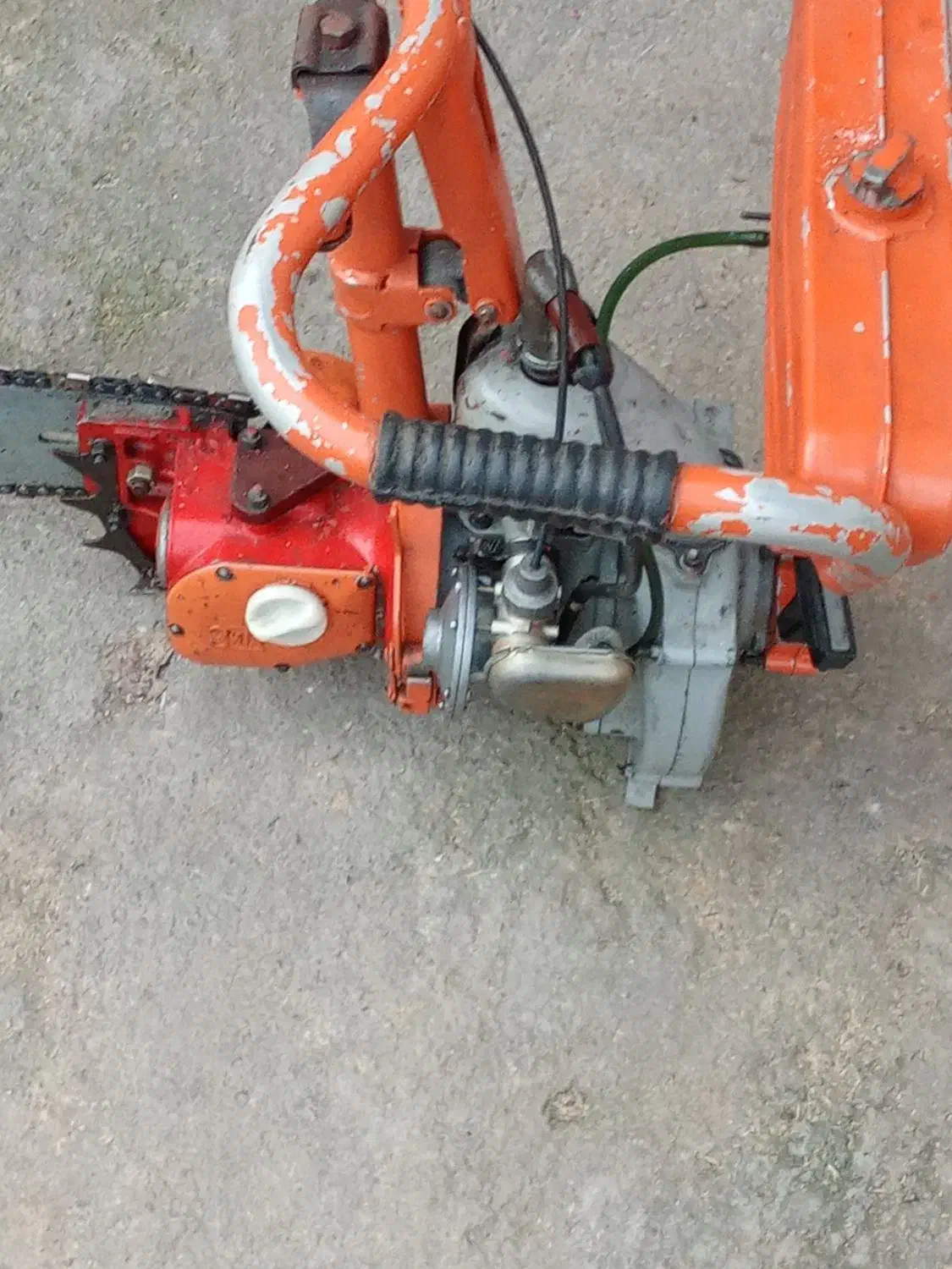 اره موتوری قدیمی روسی|ابزارآلات|شلمان, |دیوار