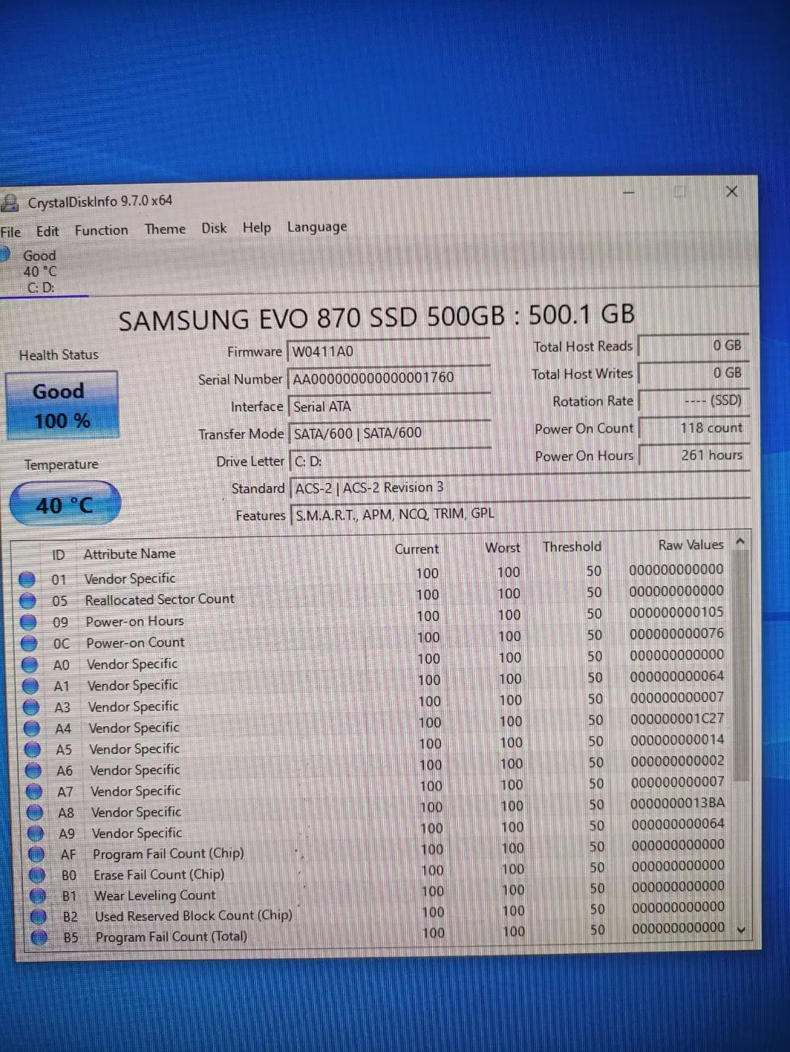 هارد ssd 500G samsung evo فقط ده روز کارکرده|قطعات و لوازم جانبی رایانه|تهران, افسریه شمالی|دیوار