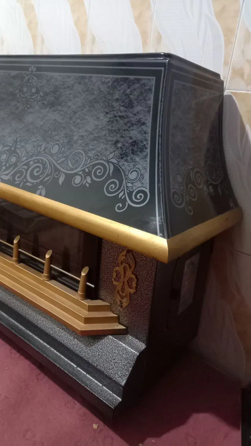 بخاری گازی شومینه کاملا سالم|بخاری، هیتر، شومینه|تبریز, |دیوار