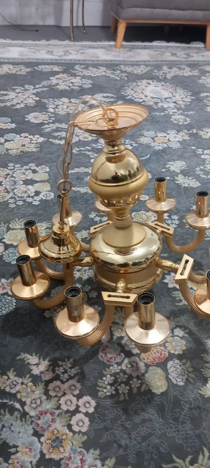 لوستر|لوستر و چراغ آویز|قم, ولیعصر|دیوار