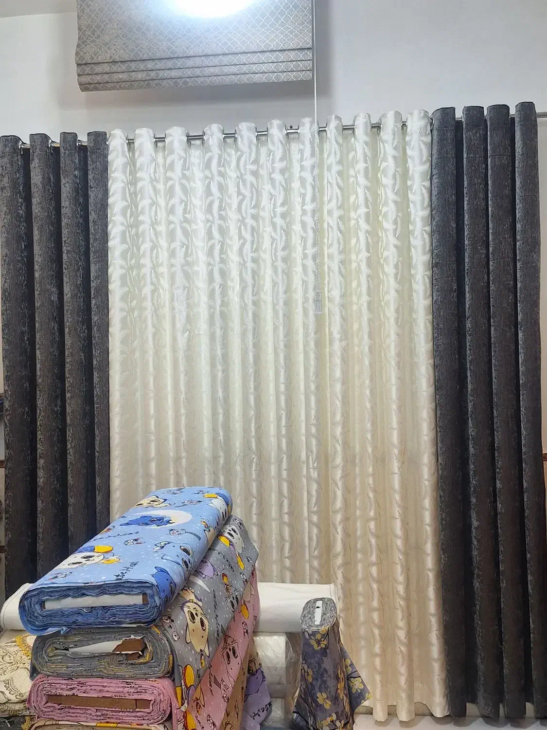 پرده پانچ آماده|پرده، رانر، رومیزی|خان ببین, |دیوار