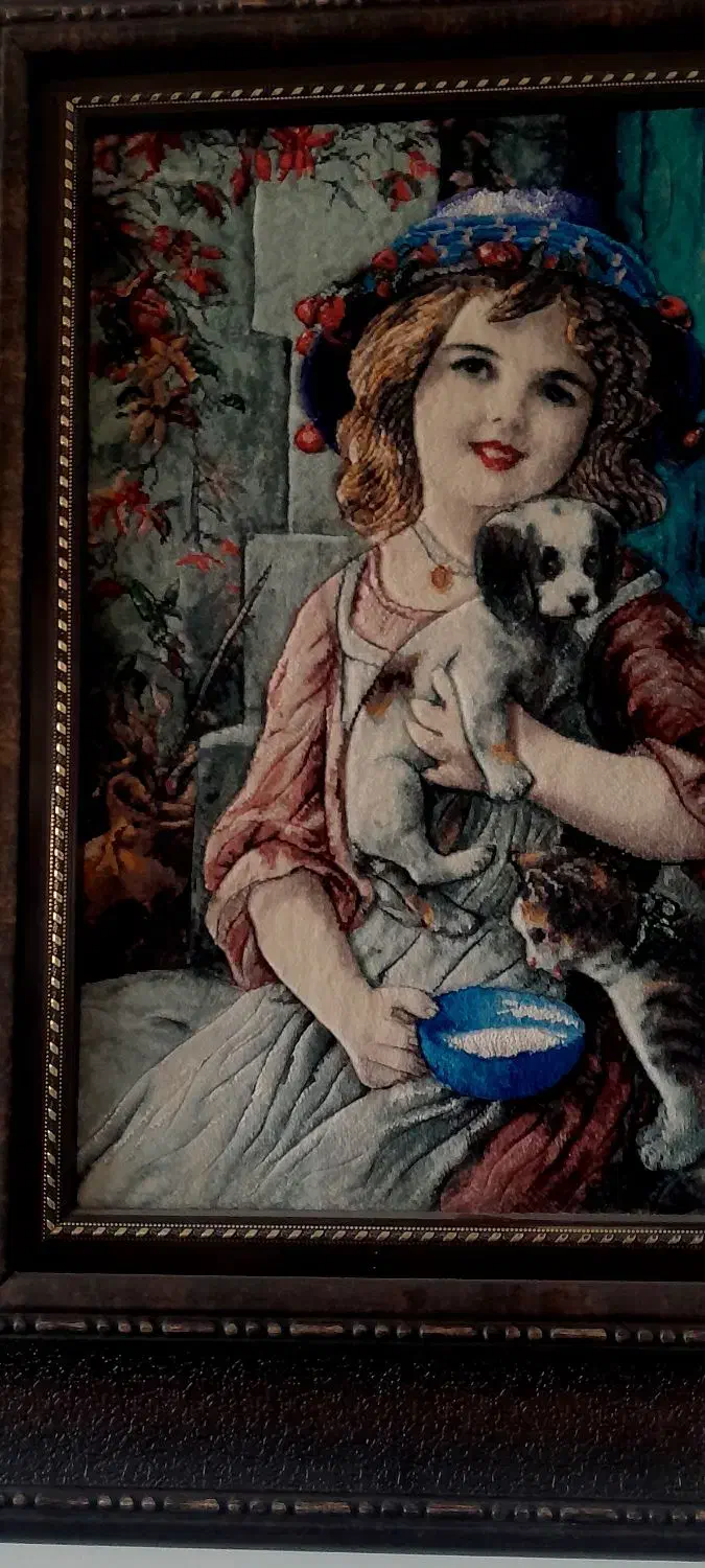 تابلو فرش دست باف لیندا|تابلو فرش|تهران, شهرک آزمایش|دیوار