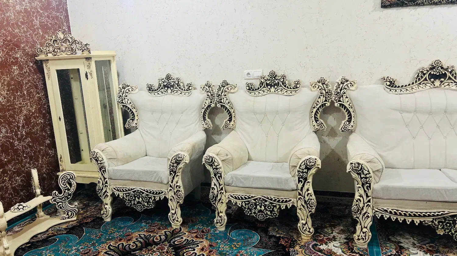 فروش مبل همراه با بوفه|مبلمان خانگی و میز عسلی|اهواز, کوی فرهنگیان ۱|دیوار