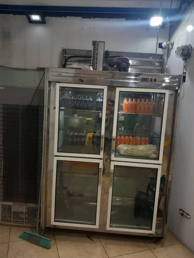 یخچال ۲×۲تمام استیل متور دانفوس|یخچال و فریزر|خرم‌آباد, |دیوار