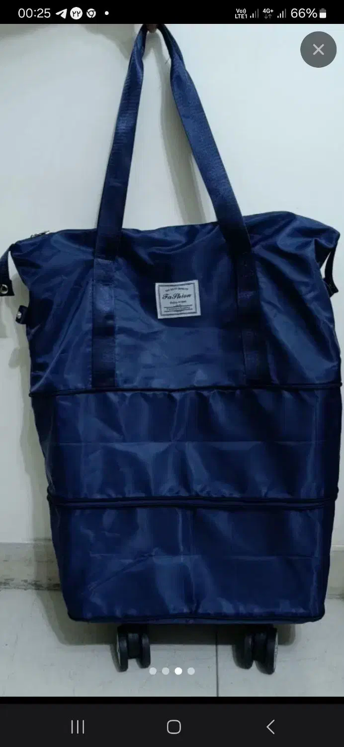 یک ساک بزرگ آبی رنگ نمونه ساک حجاج|اشیا|قزوین, |دیوار