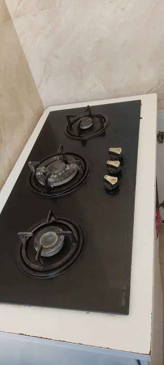 اجاق گاز 3شعله رو میزی با کابینت|اجاق گاز و لوازم برقی پختوپز|نسیمشهر, |دیوار