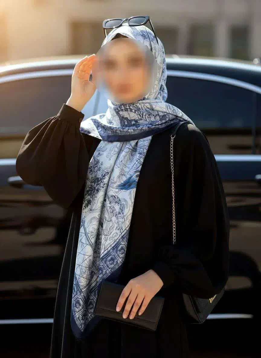 روسری مجلسی ابریشم توییل|لباس|قم, صدوق|دیوار