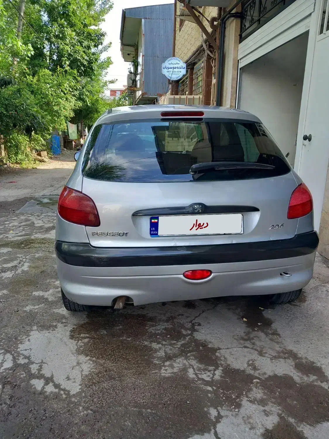 ۲۰۶ مدل ۸۳|خودرو سواری و وانت|رشت, شهرک قدس|دیوار