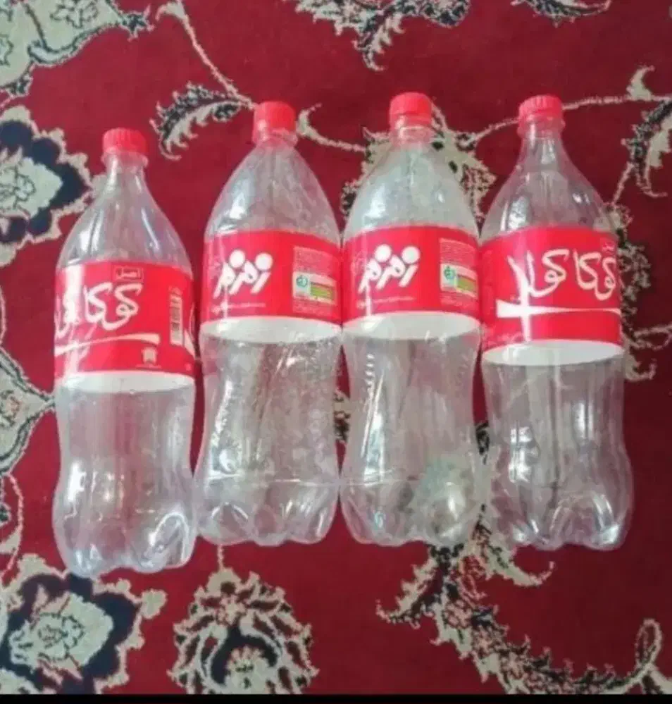 باطری نوشابهای خالی|ظروف نگهدارنده، پلاستیکی، یکبارمصرف|قائن, |دیوار