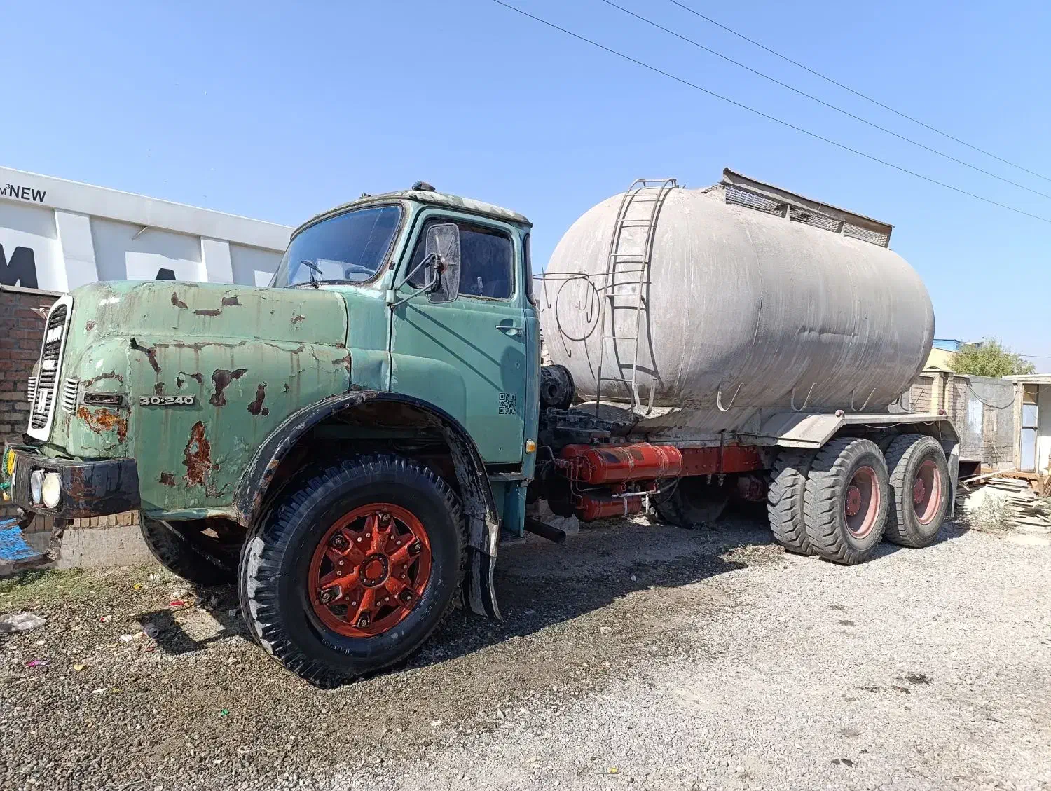 مان ده چرخ بونکر سیمان|خودرو سنگین|اسلامشهر, ملکآباد|دیوار
