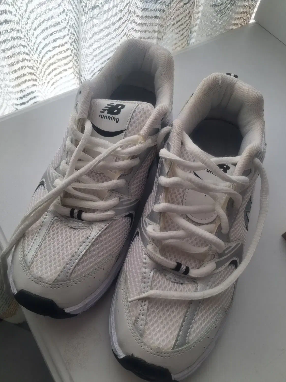 کتونی نیوبالانس ۵۳۰ سفید مشکی|کیف، کفش، کمربند|زرند, |دیوار