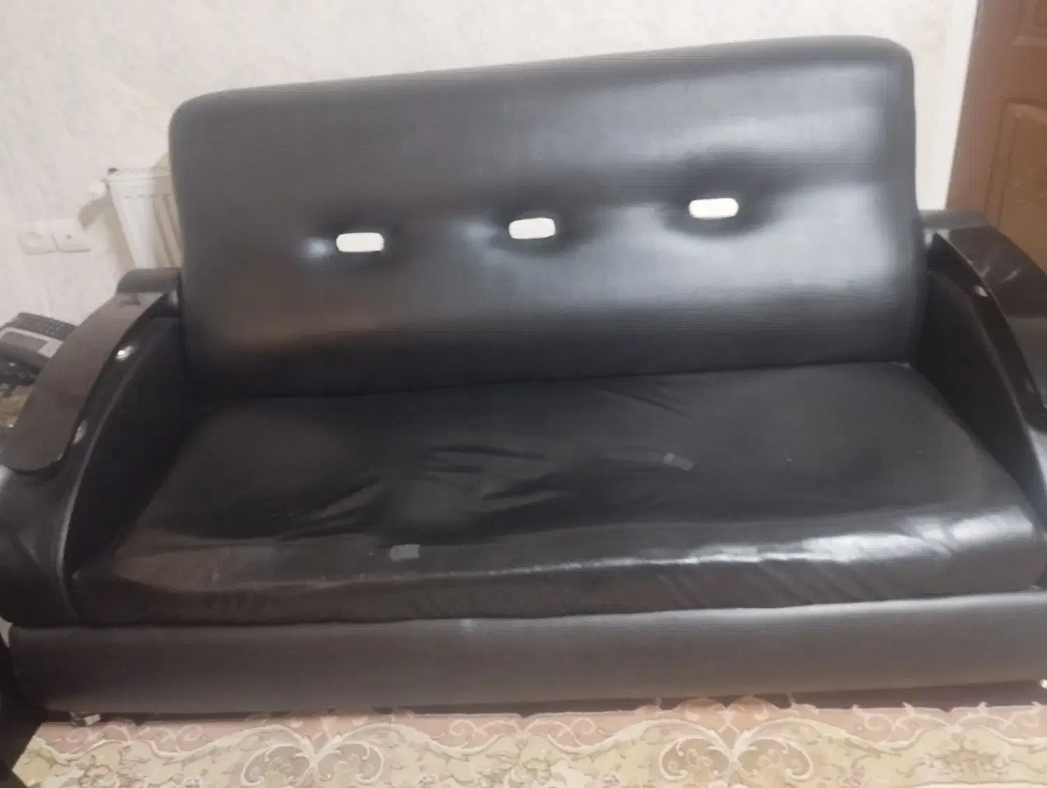 مبلمان چرم ۷ نفره|مبلمان خانگی و میز عسلی|قم, پردیسان|دیوار