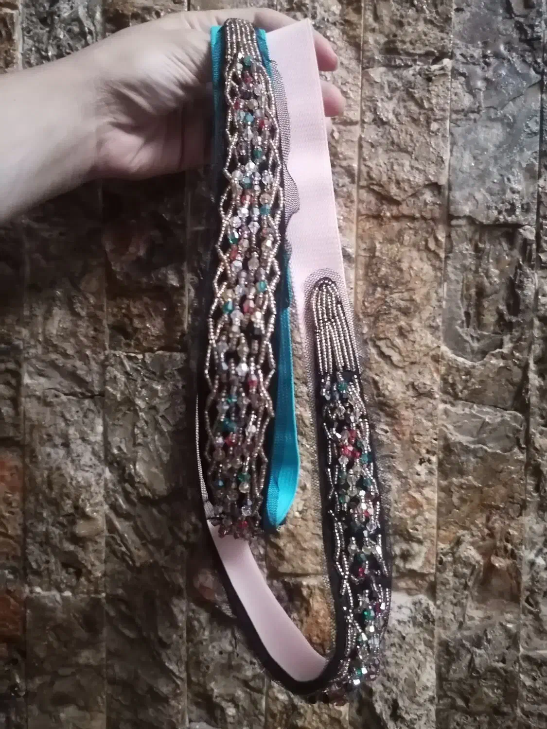 کمربند دخترانه منجق دوزی|کیف، کفش، کمربند|محمدشهر, شهرک پیام (مهرالبرز)|دیوار